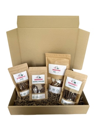 Monobiałkowy Tasting Box Królik - przysmaki dla psa Snackoo