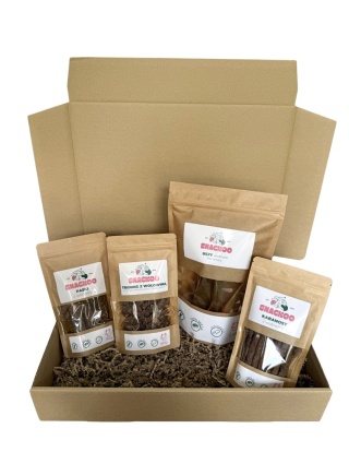 Monobiałkowy Tasting Box Wołowina - przysmaki dla psa Snackoo